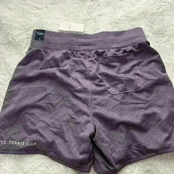 NWT Womens Abercrombie‎ And Fitch Mesh Short NYC Tennis Short Purple Size XS - Picture 3 of 4